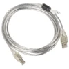 LANBERG CA-USBA-12CC-0030-TR kabelis USB 2.0 AM-BM su fermatomu 3m