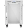 LANBERG laisvai pastatoma stelažinė spintelė 19/15U 600x600 stiklinių durelių LCD plokščias komplektas pilkas V2