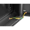 LANBERG stovi spintelė 19 colių 22U 600x800 tinklelis Juodas