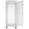 Lanberg grindų statoma stelažas 19" 27U 600x800 rutulinės perforuotos durelėmis LCD V2