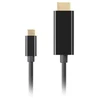 Lanberg USB-C į HDMI kabelis, 3 m 4K/60Hz, Juodas | Lanberg | USB-C į HDMI kabelis | CA-CMHD-10CU-0030-BK | 3 m