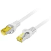 LANBERG patchcord kat.6A S/FTP LSZH CU 10m pilkas