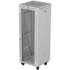 Lanberg pastatoma stelažinė spintelė 19" 32U 600x600 rutulinės stiklinės durelėmis LCD