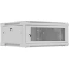Lanberg prie sienos montuojama instaliacinė spintelė 19" 4U 600X600 | WF01-6604-23S | Pilkas
