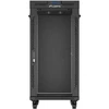 Lanberg stovima 19" 24U 600x800 juoda spinta su stiklinėmis LCD durimis V2
