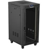 Lanberg stovima 19" 24U 600x800 juoda spinta su stiklinėmis LCD durimis V2