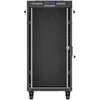 Lanberg stovima 19" 24U 600x800 juoda spinta su stiklinėmis LCD durimis V2