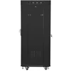 LANBERG laisvai pastatomas stelažas 19 colių spintelė 27U 600x600 stiklinių durų LCD butas juodas
