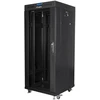 LANBERG laisvai pastatomas stelažas 19 colių spintelė 27U 600x600 stiklinių durų LCD butas juodas