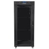 LANBERG laisvai pastatomas stelažas 19 colių spintelė 27U 800x1000 stiklinių durų LCD butas juodas