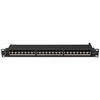 LANBERG patch panel 24 port 1U cat.7 FTP juodas