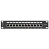 LANBERG PPF6-9012-B Patch Panel 10 colių 12 prievadų 1U cat.6 juoda