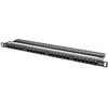 LANBERG PPU6-0024-B Patch Panel 24 port 0.5U cat. 6 juodas