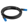 LANBERG patchcord cat.6A FTP LSZH CCA 0.5m juodas