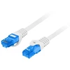 LANBERG patchcord kat.6A FTP LSZH CCA 1m pilkas