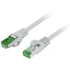 LANBERG Patchcord kat.7 S/FTP LSZH CU 0.5m pilkas Fluke praėjo