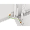 LANBERG sieninė spintelė 19 colių 6U 600x450 plieninės durys pilkas flat pack