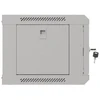 Lanberg prie sienos montuojama rack spintelė 19" 4U 540x350 su stiklinėmis durelėmis