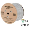 LANBERG LAN kabelis UFTP kat.6A 305m solid CU LSZH pilkas CPR fluke praėjo