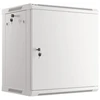 LANBERG sieninė spintelė 19 colių 12U 600x450 plieninės durys pilkas flat pack