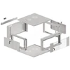 LANBERG 19 colių sieninis stovas 4U/570x600 išmontuojamas greitai surenkamas flat pack pilkas