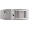 LANBERG 19 colių sieninis stovas 4U/570x600 išmontuojamas greitai surenkamas flat pack pilkas