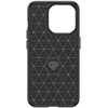 Hurtel Flexible carbon pattern case Apple iPhone 15 Pro Carbon dėklas – dėklas telefonui juodos spalvos
