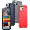 Hurtel Lankstus anglies pluošto rašto iPhone 15 Plus Carbon – dėklas telefonui, mėlynos spalvos