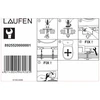 LAUFEN Pro universalus tualeto vyrių rinkinys