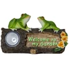 Lauko LED lempa „Frogy“ su saulės baterija (24 × 14 cm)