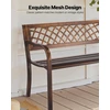 VEVOR lauko suoliukas 116 cm metalinis rėmas