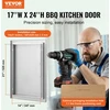 VEVOR stainless steel virtuvės lauko durys
