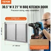 VEVOR 774x533 mm lauko virtuvės durelės