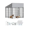Lauko voljeras šunims VEVOR SKU2025001, 1,12 x 1,15 x 1,25 m