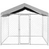 Lauko voljeras šunims VEVOR SKU2025005, 2,3 x 2,3 x 2,15 m