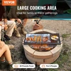 VEVOR 32 colių stačiakampė grilio grotelė iš plieno