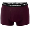 Le Coq Sportif vyriškos bokserės, 3 vnt. pakuotė, juodos, pilkos ir bordo spalvos