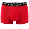 Le Coq Sportif vyriškos bokserių stiliaus kelnaitės, 3 vnt., raudonos, pilkos, tamsiai mėlynos