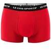 Le Coq Sportif vyriškos bokserių stiliaus kelnaitės, 3 vnt., raudonos, pilkos, tamsiai mėlynos