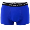 Le Coq Sportif vyriškos bokserių stiliaus kelnaitės, 3 vnt., raudonos, pilkos, tamsiai mėlynos