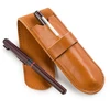 Solier Accessories Leather men s pen case SA12 CAMEL