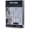 DecoKing LED dekoracija Luna Star, 20 LED