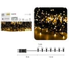 LED girlianda 400 LED, 4 m, šiltai balta