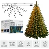 LED girlianda su žiedu, 12 × 1,8 m, 216 LED, šiltai balta