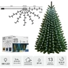 LED girlianda su žiedu, 16 × 3 m, 480 LED, šaltai balta