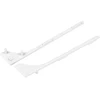 LED grindų apdailos profilio užbaigimai BASE, baltos sp, 2vnt.