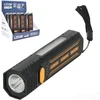 LED įkraunamas žibintuvėlis X-MPR 4, juodas, 6000K