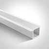 LED įleidžiamas profilis, baltas, 2m, 7910R/W