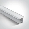 LED įleidžiamas profilis, baltas, 2m, 7912R/W