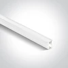 LED įleidžiamas profilis, baltas, su dangteliu, 2m, 7901R/W